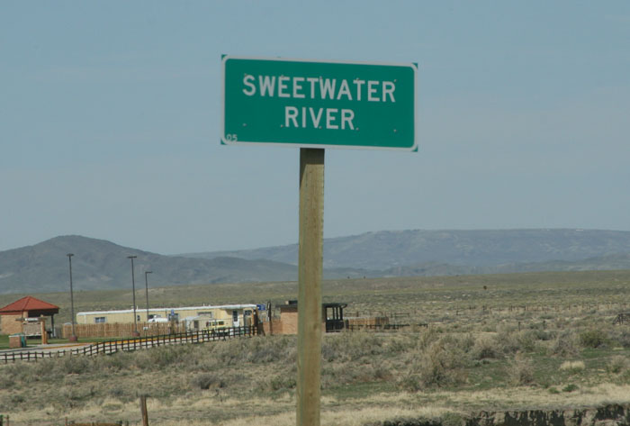 Sweetwater River sign